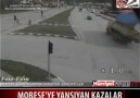 tokat mobese kameralarına yansıyan kazalar