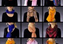 12 easy scarf wraps